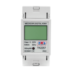 MEDIDOR DIGITAL MONOFÁSICO 1 MODULO P.RIEL DIN TK2257