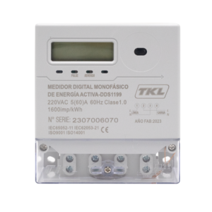 MEDIDOR DIGITAL MONOFÁSICO DE ENERGÍA – DDS1199